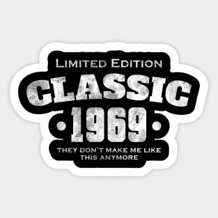 1969 birthday Sticker